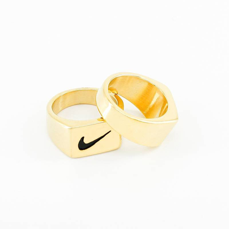 Nike Black Swoosh Ring