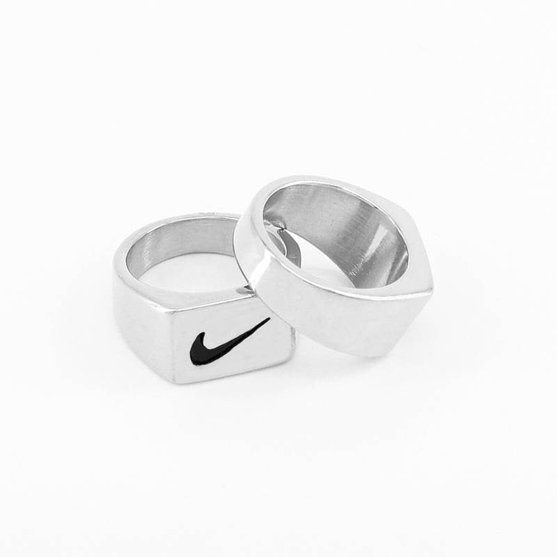 Nike Black Swoosh Ring